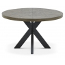 Ellipse Fumed Oak 125cm Round Dining Table