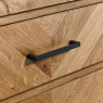Riva Rustic Oak 3 Drawer Chest by Bentley Designs