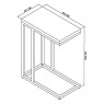 Renzo Sofa Table by Bentley Designs