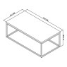 Renzo Coffee Table by Bentley Designs
