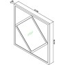 Renzo Zinc & Dark Grey Wall Mirror by Bentley Designs