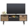 Avalon 180cm Lowboard with 2 Doors, 1 Drawer & 1 Niche (LED Lit)