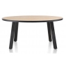 Avalox 130 x 110cm Fixed Rounded Dining Table by Habufa