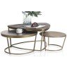 City 85 x 80cm Triangular Occasional Table by Habufa