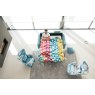 Bolero 3 Seater Straight Arm Sofa Bed by Fama