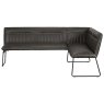 Cooper Corner Left Hand Dining Bench (Grey)