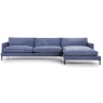 Montego 3 Seater Sofa + Big Chaise Sofa (RHF) by Softnord