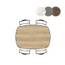 Masura 150 x 105cm Oval Dining Table by Habufa