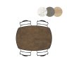 Masura 150 x 105cm Oval Dining Table by Habufa
