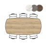 Masura 200 x 105cm Oval Bar Table by Habufa