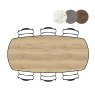 Masura 240 x 110cm Oval Bar Table by Habufa