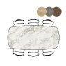 Masura 240 x 110cm Oval Bar Table by Habufa