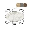 Masura 180 x 100cm Ellipse Dining Table by Habufa