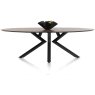 Masura 220 x 105cm Ellipse Dining Table by Habufa