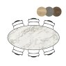 Masura 220 x 105cm Ellipse Dining Table by Habufa