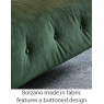 Bolzano Small Sofa (Electric Recliner) by Medita