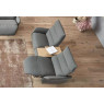 Azure 2.5 Seater Manual Recliner Sofa with Table (4080-41H) by Himolla