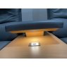 Azure 2.5 Seater Wall Hugger Electric Recliner Sofa with Table & Light (4081-42Q) by Himolla