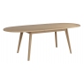 Luna Oval 180-230 x 100cm Extending Dining Table by TCH
