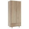Como Double Wardrobe with Drawer by Bell & Stocchero