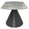 Alonsoe 85cm-136cm Ceramic Swivel Extending Dining Table (Matt Grey) Alonsoe 85cm-136cm Ceramic Swivel Extending Dining Table (Matt Grey)