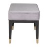Leotta Dressing Stool (Ebony) by Vida Living