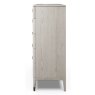 Leotta 5 Drawer Tall Chest (Stone) by Vida Living