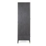 Leotta 2 Door + 2 Drawer Wardrobe (Ebony) by Vida Living