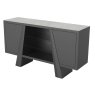 Dante Gloss Top Ceramic Grey Sideboard