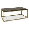 Athens Fumed Oak Coffee Table by Bentley Designs