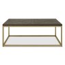 Athens Fumed Oak Coffee Table by Bentley Designs