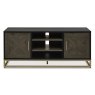 Athens Fumed Oak Entertainment Unit by Bentley Designs