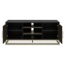 Athens Fumed Oak Entertainment Unit by Bentley Designs