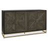 Athens Fumed Oak Wide Sideboard by Bentley Designs