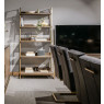 Athens Fumed Oak Open Display by Bentley Designs