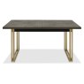 Athens Fumed Oak 4-6 Seater Extending Dining Table by Bentley Designs