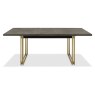 Athens Fumed Oak 4-6 Seater Extending Dining Table by Bentley Designs
