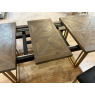 Athens Fumed Oak 4-6 Seater Extending Dining Table by Bentley Designs