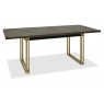 Athens Fumed Oak 4-6 Seater Extending Dining Table by Bentley Designs