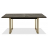 Athens Fumed Oak 6-8 Seater Extending Dining Table by Bentley Designs
