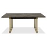 Athens Fumed Oak 6-8 Seater Extending Dining Table by Bentley Designs
