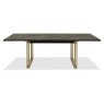 Athens Fumed Oak 6-8 Seater Extending Dining Table by Bentley Designs