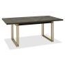Athens Fumed Oak 6-8 Seater Extending Dining Table by Bentley Designs