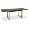 Athens Fumed Oak 6-8 Seater Extending Dining Table by Bentley Designs