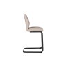 Pair of Vista Counter Stools (Taupe Faux Leather)