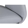 Pair of Vista Dining Chairs (Grey Faux Leather)