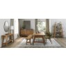 Regent Rustic Oak Dining Chairs (Cedar Velvet) by Bentley Designs