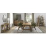 Regent Rustic Oak Dining Armchairs (Cedar Velvet) by Bentley Designs