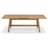 Regent Rustic Oak 4-6 Seater Extension Table by Bentley Designs