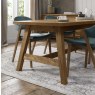 Regent Rustic Oak 4-6 Seater Extension Table by Bentley Designs